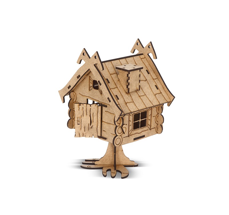 GİFTÖLYE 3D BÜYÜK KUTULU MAKET AĞAÇ EV