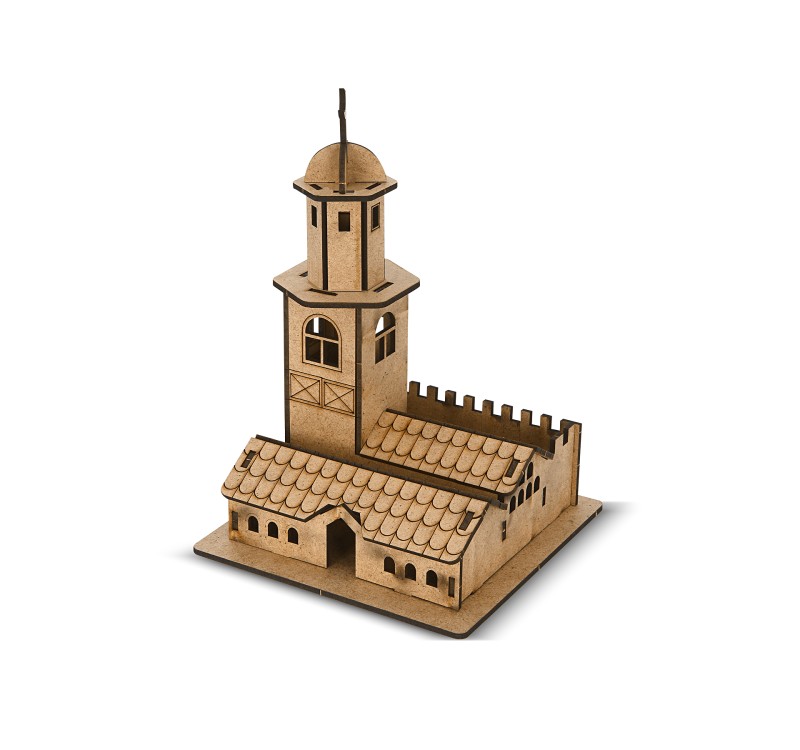 GİFTÖLYE 3D BÜYÜK KUTULU MAKET KIZ KULESİ