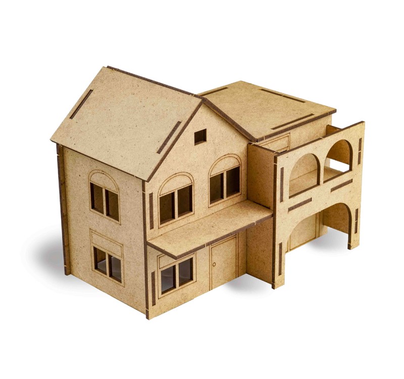 GİFTÖLYE 3D BOYANABİLİR MAKET KONAK