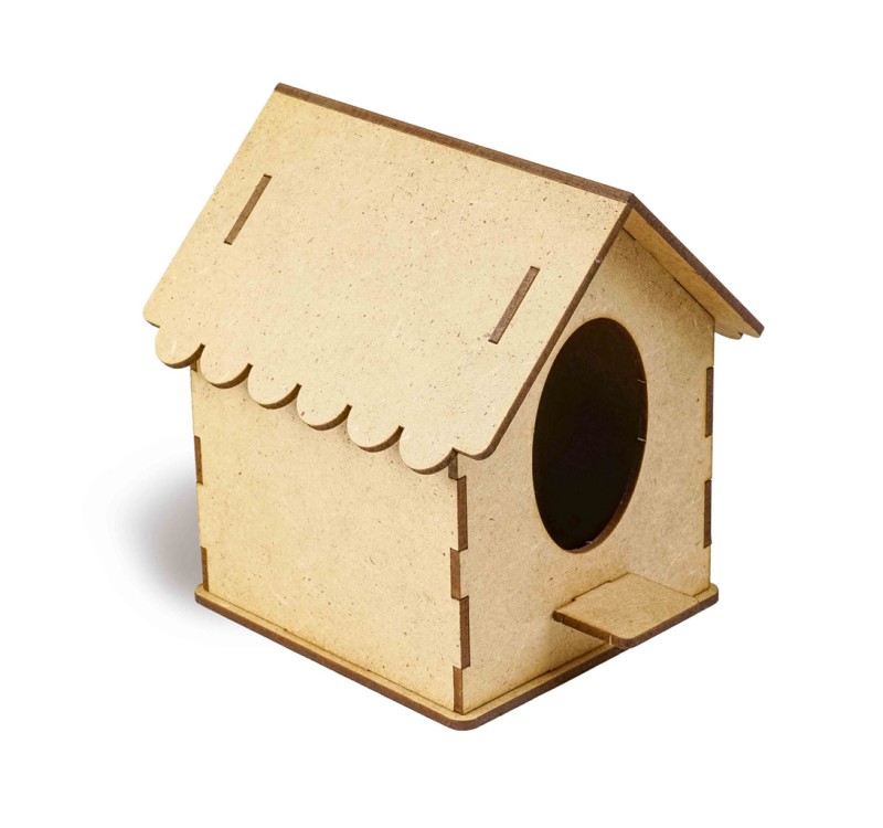 GİFTÖLYE 3D BOYANABİLİR MAKET KÜÇÜK KUŞ EVİ