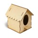 GİFTÖLYE 3D BOYANABİLİR MAKET KÜÇÜK KUŞ EVİ