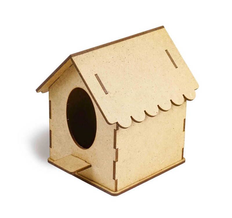 GİFTÖLYE 3D BOYANABİLİR MAKET KÜÇÜK KUŞ EVİ