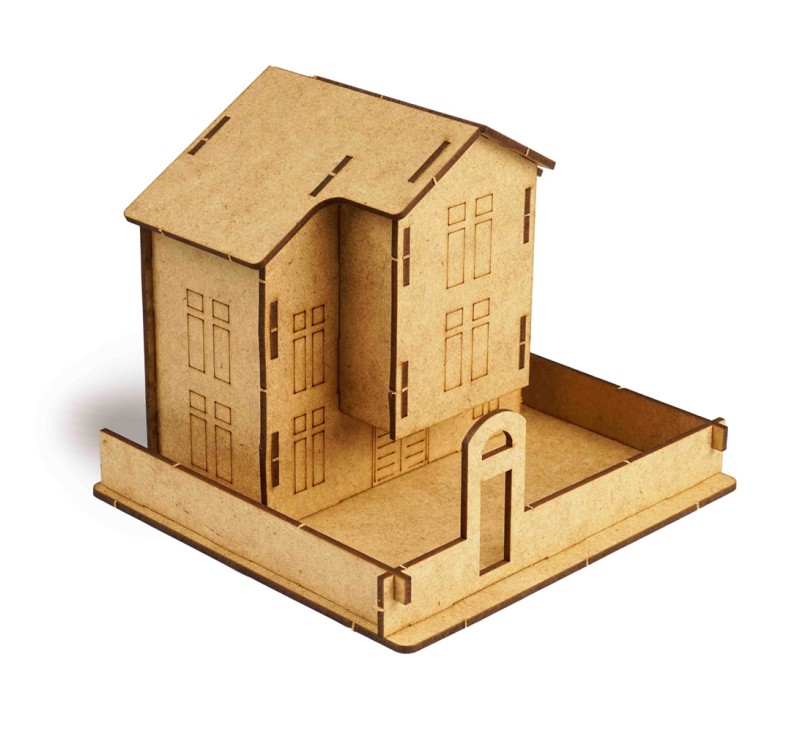 GİFTÖLYE 3D BOYANABİLİR MAKET SAFRANBOLU EVİ