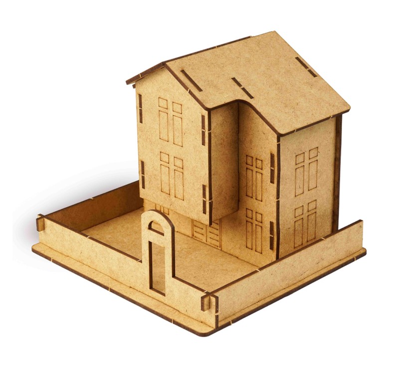 GİFTÖLYE 3D BOYANABİLİR MAKET SAFRANBOLU EVİ