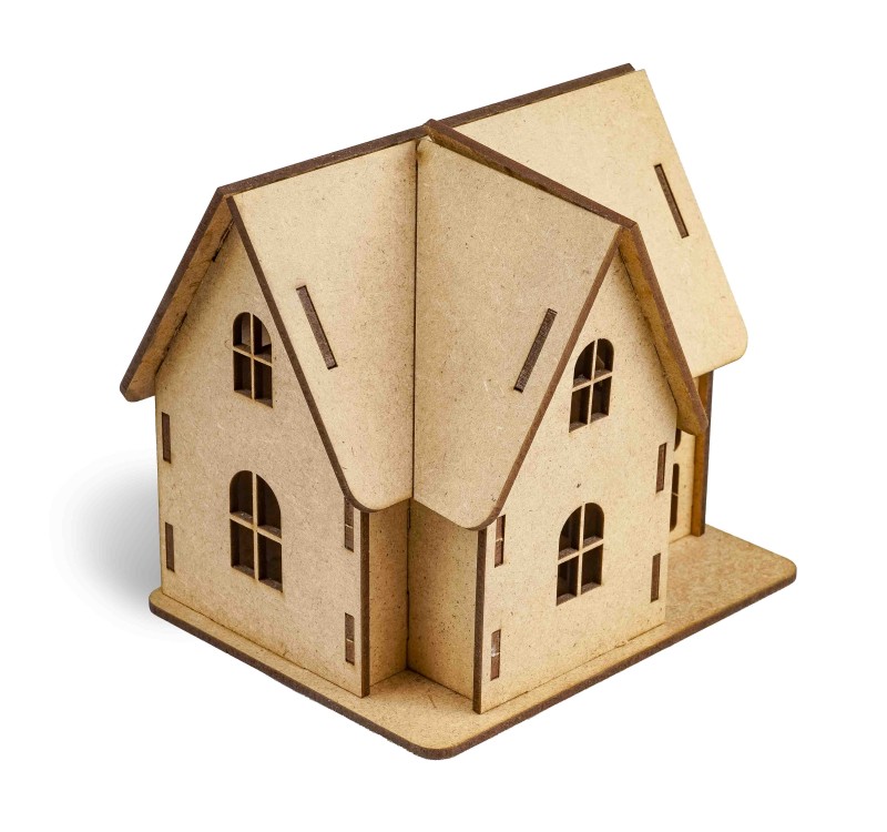 GİFTÖLYE 3D BOYANABİLİR MAKET VİLLA