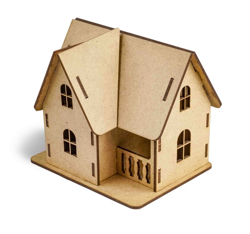 GİFTÖLYE 3D BOYANABİLİR MAKET VİLLA
