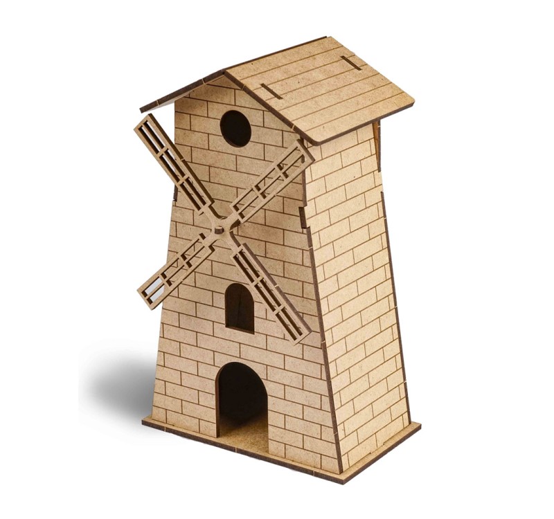 GİFTÖLYE 3D BOYANABİLİR MAKET DEĞİRMEN