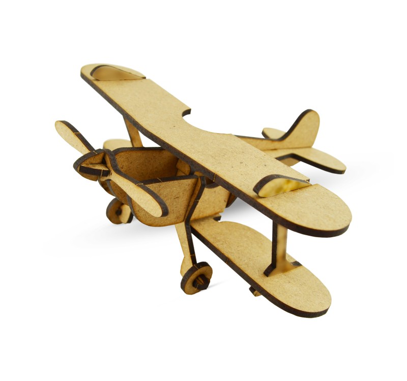 GİFTÖLYE 3D BOYANABİLİR MAKET UÇAK