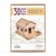 GİFTÖLYE 3D BOYANABİLİR MAKET BAHÇELİ EV