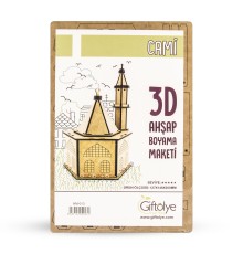 GİFTÖLYE 3D BOYANABİLİR MAKET CAMİ