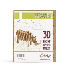 GİFTÖLYE 3D BOYANABİLİR MAKET GERGEDAN