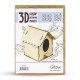 GİFTÖLYE 3D BOYANABİLİR MAKET KÜÇÜK KUŞ EVİ