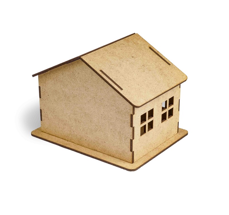 GİFTÖLYE 3D BOYANABİLİR MAKET SADE EV