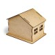 GİFTÖLYE 3D BOYANABİLİR MAKET SADE EV
